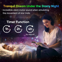 Proyector De Galaxia Para Dormitorio Imagen HD Luz De Galaxia Ajustable Con Regulador 13 Discos De Película Planetario Para Niños Luz Nocturna De Ambiente - details 3