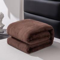 Manta De Felpa Gruesa De Color Sólido 1pc Adecuada Para Todas Las Estaciones Lavable En Máquina Estilo Sencillo Para El Hogar - details 4