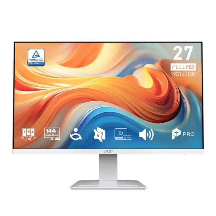 Monitor MSI PRO MP273W E14A 27" FullHD 144Hz IPS 1ms Altavoces VESA Adaptive Sync - 1