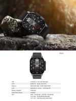 Reloj Inteligente 4G con GPS, Memoria 4+64GB, Pantalla AMOLED 2.13", Resolución 410x502, Batería 990mAh, IP67, DM62, con regalo BW-06 - details 1