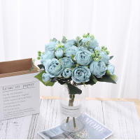 Flores Artificiales De Paeonia Rosa Persa Silken Para Decoración De Hogar Y Bodas DIY Arreglo Floral Para Sala De Estar Y Jardín - details 4