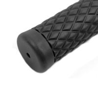 Banner - Empuñadura para manillar motocicleta 22 mm negro (2 uds)