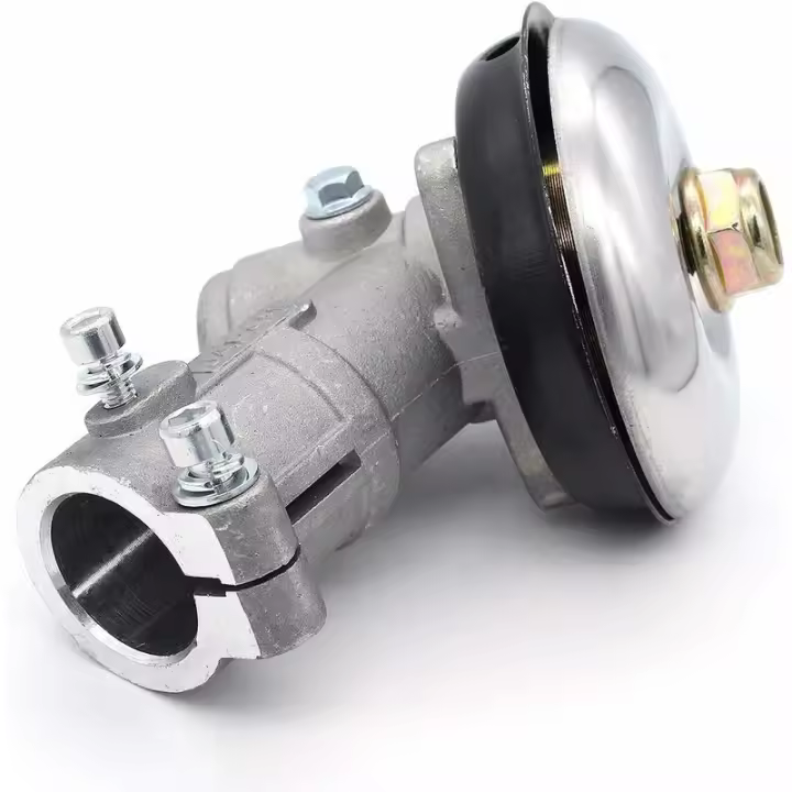 Engranaje angular de desbrozadora de 28 mm, cabezal de engranaje de desbrozadora universal, caja de cambios para cortadora de césped/motosierra (28 mm, 9 dientes redondos) - 1