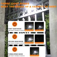 Lámpara Solar LED Para Jardín Exterior Recargable Con Sensor De Movimiento Y Clavija Impermeable Para Decoración De Paisaje Y Muralla Camping - details 15
