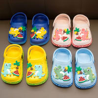 Zapatillas De Dinosaurio Para Niños Antideslizantes Secado Rápido Transpirables Sandalias De Jardín Para Bebés Con Patrón De Dinosaurio - details 3