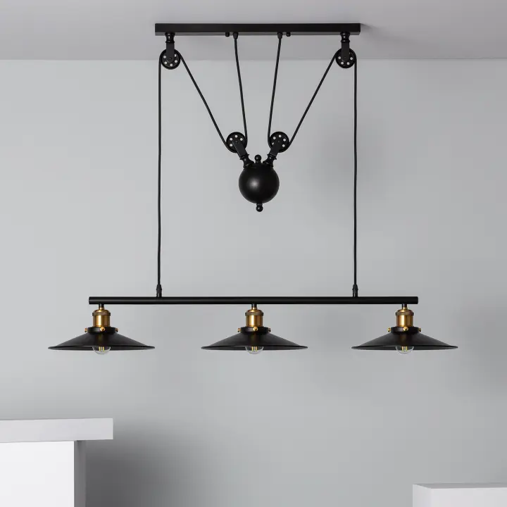 Ledkia Lámpara Colgante Pusaka de Metal Diseño Único y Elegante - 1