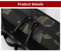 Bolsa De Pecho Táctica Para Ciclismo Camping Pesca Senderismo Kit De Reconocimiento Bolsa De Hombro Cinturón Bicolor Nylon Unisex - details 12
