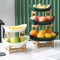 Plato De Madera Para Frutas Y Postres Con Particiones Y Pies Para Cocina Y Comedor Kemorela Originales En China - details 1