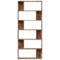 vidaXL Estantería madera de ingeniería madera envejecida 80x24x192 cm - details 2