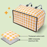 Cesta de picnic familiar con aislamiento térmico, 28 l, portátil, impermeable, plegable, con asa de aluminio. - details 4