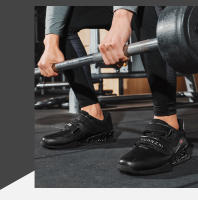 Zapatos De Levantamiento De Pesas Para Hombres Antideslizantes De Alta Calidad Deportivas Para Entrenamiento Y Squat Deadlift Material Superior Microfibra Y Mesh - details 1