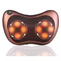BIT Cojín de Masaje Eléctrico con Función de Calentamiento y Cabezales Giratorios 3D, Envío desde España - Alivio y Relajación para Espalda y Cuello - details 0