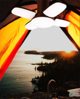 Lámpara de Camping LED con Luz de Hoja para Exteriores Lámpara de Emergencia Recargable por USB y Solar para Acampar en Tienda de Pesca y Viajes - details 6