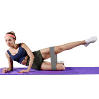 Banda Elástica De Resistencia Para Glúteos Y Piernas En Tela Para Ejercicios De Squat Y Estiramiento En Yoga Y Gimnasio Equipamiento De Fitness Para Coreografía Y Entrenamiento De Muslos - details 9