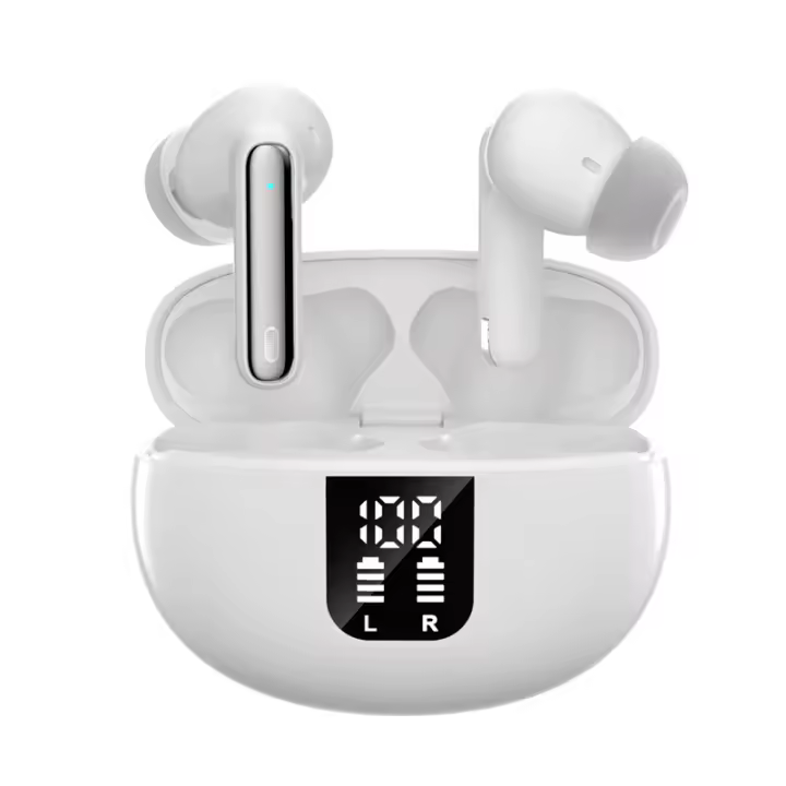 Auriculares inalambricos Bluetooth ANC reducción de ruido intrauditivos Batería de Lara duración auriculares de Llamada de Alta definición - 1