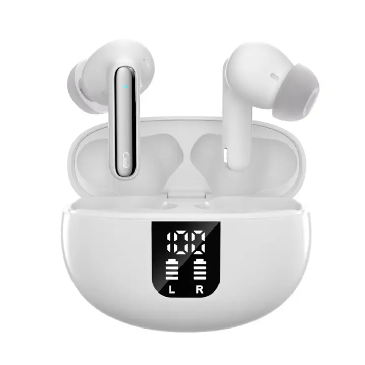 Auriculares inalambricos Bluetooth ANC reducción de ruido intrauditivos Batería de Lara duración auriculares de Llamada de Alta definición - 1