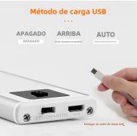 Luz LED Ultrafina USB Para Armario Con Sensor De Movimiento PIR Y Recargable Aluminio Lámpara Portátil Para Cocina Barra Iluminación Nocturna - details 4