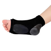 Parche De Gel Elástico Para Arco De Pie Con Almohadilla Suave Soporte De Arco De 1/2 Pareda Suela De Calcetines Alivio De La Fatiga Del Pie Calcetines Ortóticos - details 6
