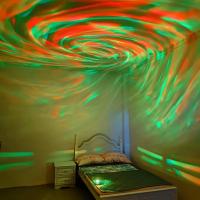 Proyector De Galaxia LED Romántico RGB Rotativo Luz Nocturna Para Ambiente De Dormitorio Decoración Relajante Ayuda Al Sueño - details 5