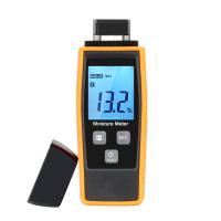 Probador de humedad para y Madera, medidor de fugas, humedad, mortero de cemento, detector de contenido de Agua con retroiluminación LCD (Amarillo) - details 0