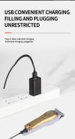 Cortador De Pelo Eléctrico Portátil Kemei KM-679 Para Hombres Cuchilla Reciprocante Trimmer De Barba Afeitadora Universal Recargable Velocidad Alta Longitud De Corte 0.5-1 Mm - details 7