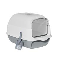 PORCHEDDU Caja de Arena para Gatos Extra Grande completamente Cerrada, odorless para Gatos a prueba de olores, Caja de Arena para Gatos extraible antisalpicadurás - details 0
