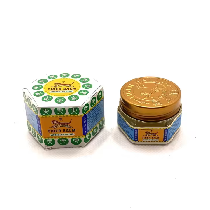 Tiger BALM Bálsamo de tigre ayurveda efecto frío Blanco - Herbal 100% Natural - 9ml - 1