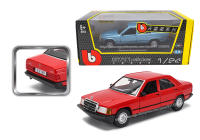 Coche De Carreras De Lujo De Bburago 1:24 Mercedes Benz 190E De 1987 Vehículo De Metal Para Colección Y Regalo Modelo a Escala - details 6