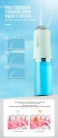 Irrigador Oral Portátil Flosser Dental Con 4 Tiras De Jetable Recargable Por USB Jet De Agua 220ml 3 Modos Limpieza De Dientes - details 10