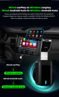 Adaptador De Coche Inalámbrico Android Auto Nuevo Mini Smart Dongle Plug And Play Para MG GT MG5 RX5 GS ZP ZS Hector HS ZS EV eHS MG3 - details 2