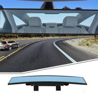 Espejo Interior De Coche Universal Antigolpe Y Ancho Ángulo Azul Accesorios De Auto Espejo Retrovisor Para Vehículos - details 5