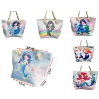 MEJORADA Mini Bolso de Playa para Niñas con Diseño de Sirena - Ligero, Colorido y Resistente, Ideal para Verano y Vacaciones - details 9