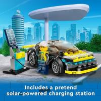 LEGO : City Electric - Coche deportivo eléctrico - Juguete para niños y niñas - Minifigura de conductor de carreras -  Regalo Original - Edad recomendada mayores de 5 años - details 0