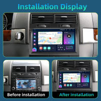 Podofo Radio de coche Android 2 Din para Volkswagen Touareg 2003 2004 2005 2006 2007-2010 Carplay 8+128GB AI Voice WIFI+4G DSP GPS Navegación Multimedia Reproductor de Video - details 1