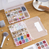 Caja Organizadora De Plástico Para Manualidades Y Joyería Multifuncional Transparente Para Mostrador Almacenamiento De Perlas Arte DIY Nueva - details 1