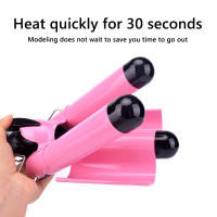 Rizador De Pelo Profesional Trípode Cerámica Multifuncional Estilo Onda Secado Y Baño Menor 80 °C a 210 °C Uso Seco Y Húmedo Tourmaline Cerámica - details 3