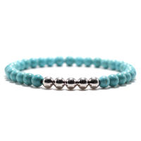 Set De 2 Pulseras Para Hombre Hilo Rojo De La Suerte Pulsera Magnética De 6mm Con Piedras Naturales Ojo De Tigre Lapis Lazuli Regalo - details 5