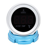 Gauge De Temperatura De Agua 52mm Para Coche Con Pantalla Digital LED Y Función De Alarma Medidor De Nivel De Combustible Voltímetro Y Presión De Aceite - details 12