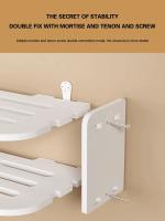 Estante Flotante Inalámbrico Con Enchufe Y Router Para Cableado Oculto Soporte De Pared Para TV Y Estuche De Alta Velocidad Organizador De Almacenamiento - details 6