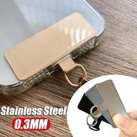 Lanyard De Teléfono Metálico Universal Goma De Parche Sujeción Para Tarjetas Y Celular Correa De Colgaje Tamaño Approx 47*20mm Unisex - details 3