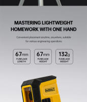 Nivel Láser Mini DEWALT 2-Línea Horizontal Y Vertical Luz Verde Alta Precisión Herramienta Portátil Auto-Nivelada Para Bricolaje Y Jardín - details 6