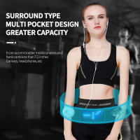 Bolsa De Cintura Ultrafina HAISSKY Para Deportes Al Aire Libre Correr Con iPhone 16 15 14 13 12 11 pro Max AirPods Pro3 Resistente Al Agua Compatible Con Apple iPhones - details 2