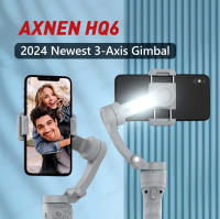 AXNEN HQ6-cardán de mano de 3 ejes con luz de relleno, estabilizador de teléfono móvil para iPhone, Samsung, Xiaomi, Tiktok, antivibración, Video Vlog - details 1