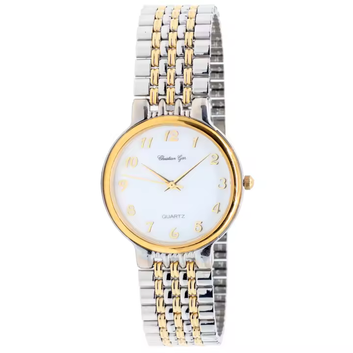 Christian Gar Cg07106-1  Reloj Para Unisex Color Dorado - 1
