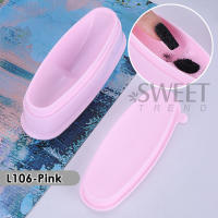 Caja De Almacenamiento Para Uñas Con Brillo Y Lentejuelas Portátil Herramienta Reciclable Para Polvo De Dips Con Tapa Color Rosa/Purple/Azul/Morado - details 9