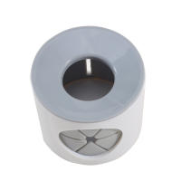 Estante De Almacenamiento Para Cepillo De Dientes Eléctrico Y Lavabo En Baño Adhesivo No Perforado Montado En La Pared Silicone Sin Marcas - details 4