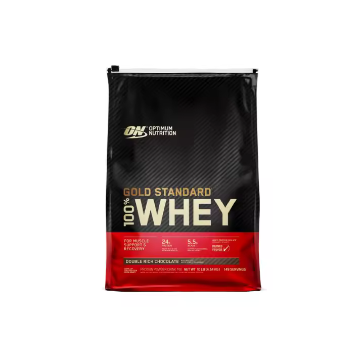 OPTIMUN NUTRITION Optimum Nutrition Whey Gold 4.5 Kg Fresa - Proteína de Suero para Fitness - 1