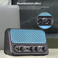 Amplificador De Guitarra Eléctrica DK 10W Pequeño Con 2 Canales Limpio Overdrive Efecto Reverb Plug And Play BT/ Auriculares - details 9