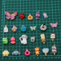 10Pcs Colgantes De Frutas Y Animales Mixtos Para Manualidades Joyería Pendientes Y Llaveros Hechos En Resina Acrylic Multicolor - details 4