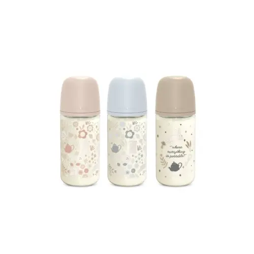 Suavinex Biberón Vidrio Wonderland +3 Meses 240 ml - 1